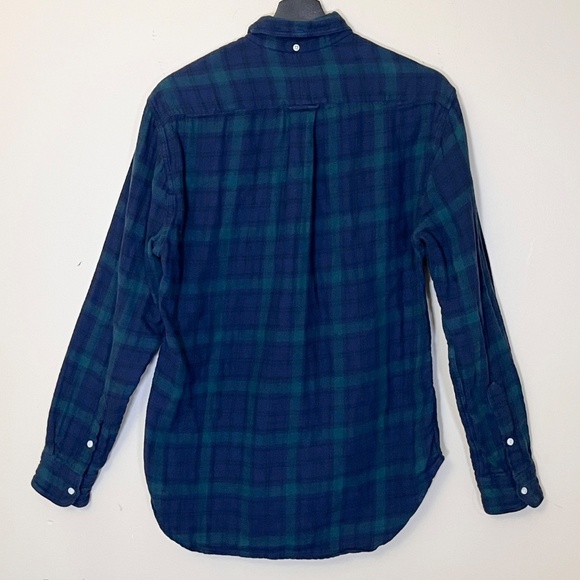 Gitman Bros Vintage Button Down Long Sleeve Shirt - Men's Size M - Blue Green - Picture 4 of 11